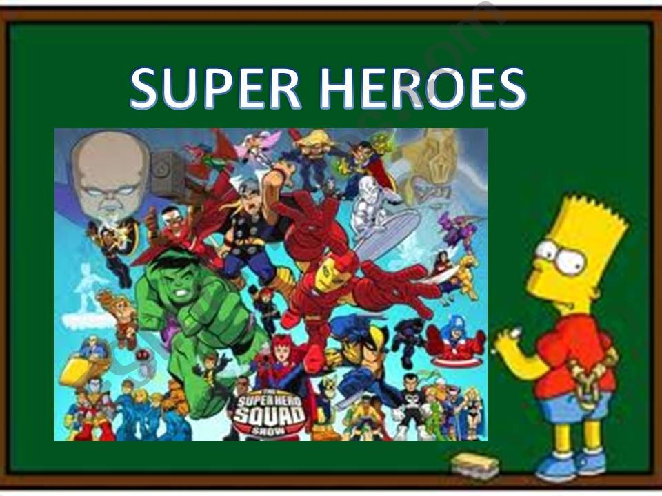 Super heroes powerpoint
