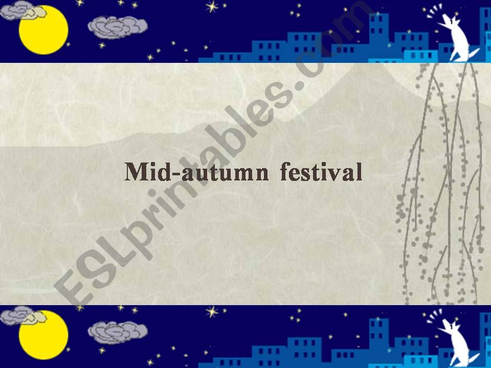 Mid-Autumn Festival powerpoint