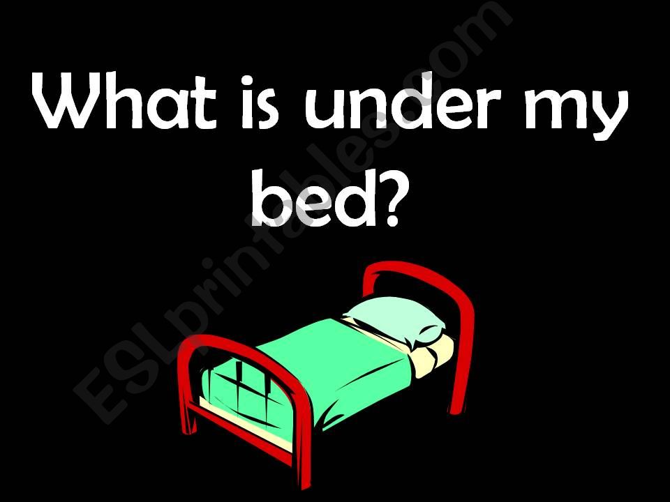 Under the bed: part 1 powerpoint