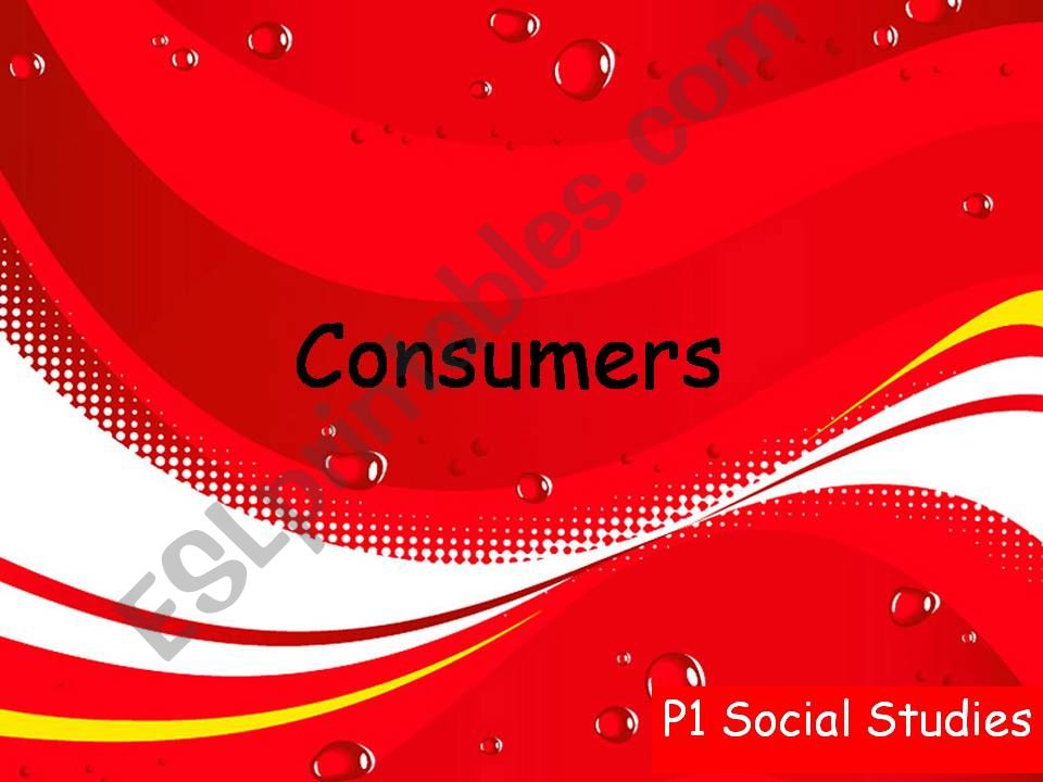 consumers powerpoint