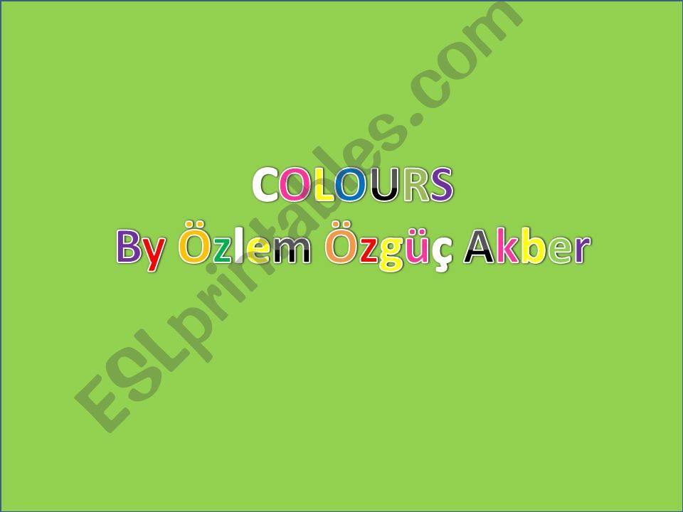 colours powerpoint