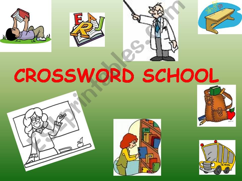 crossword school powerpoint