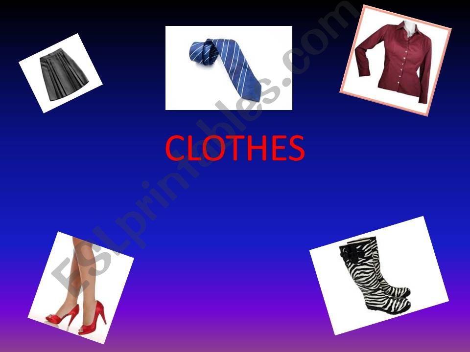 clothes powerpoint