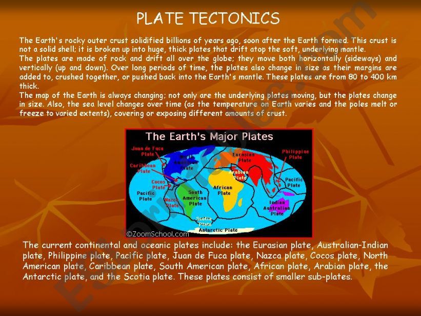 PLATE TECTONICS powerpoint