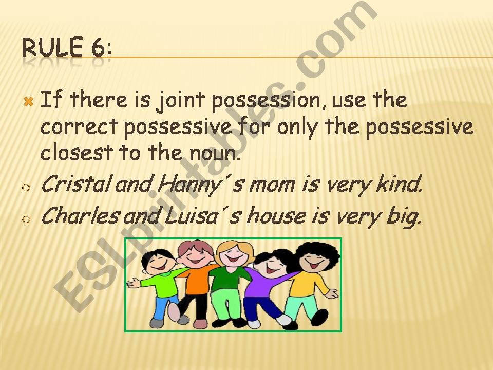 POSSESSIVE CASE powerpoint