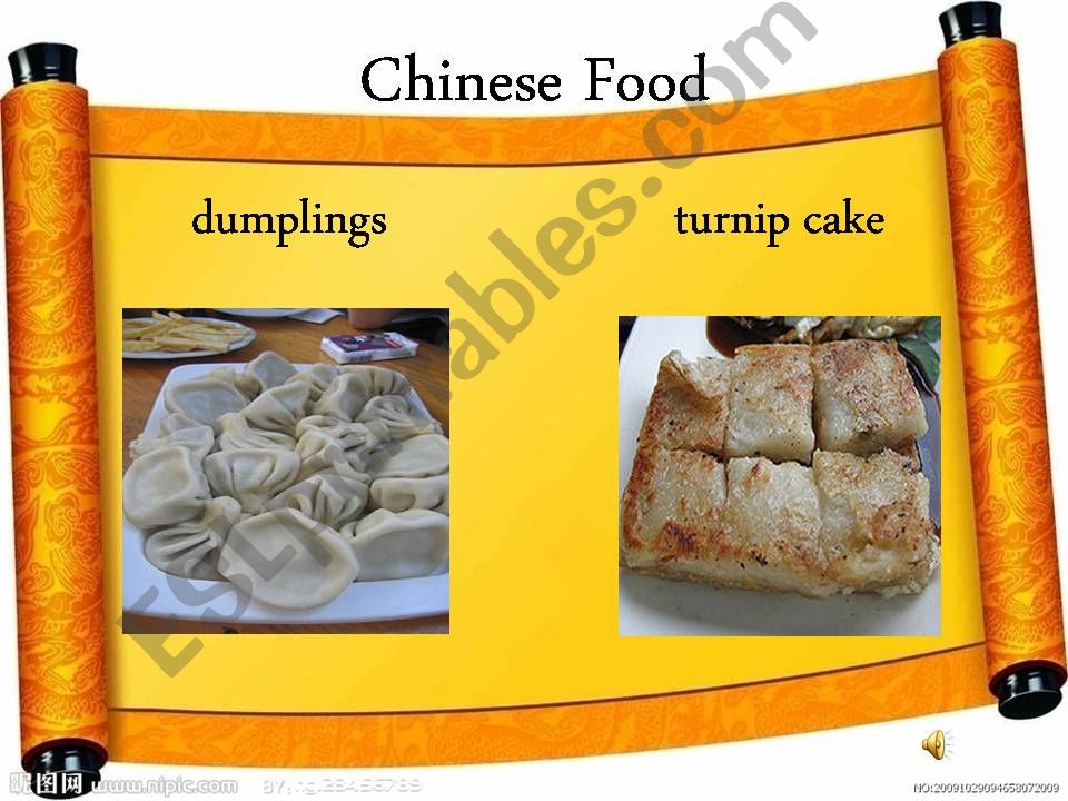 Chinese food powerpoint