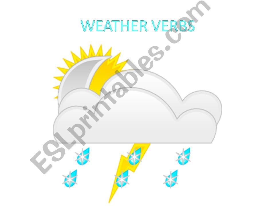 Weather Verbs powerpoint