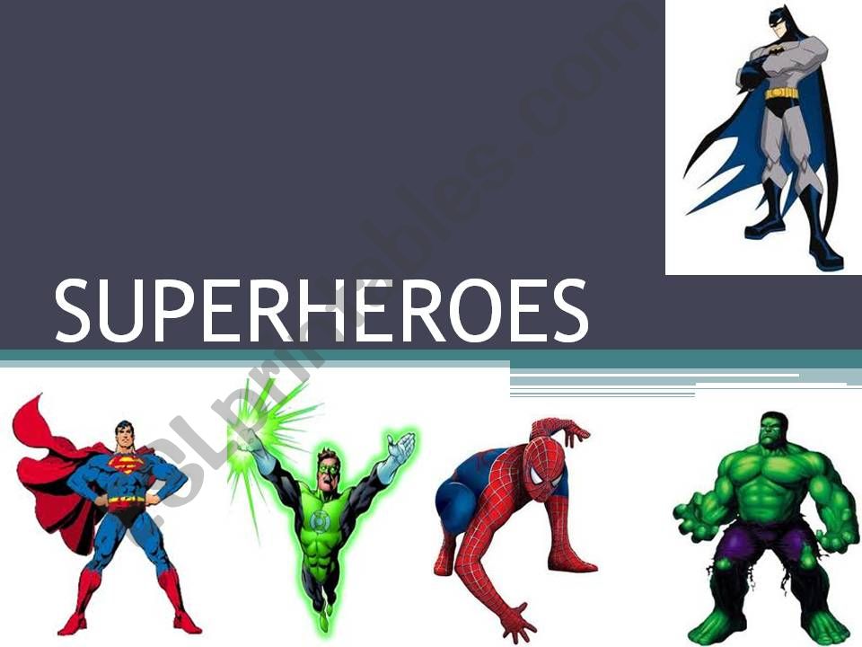 Superheroes powerpoint