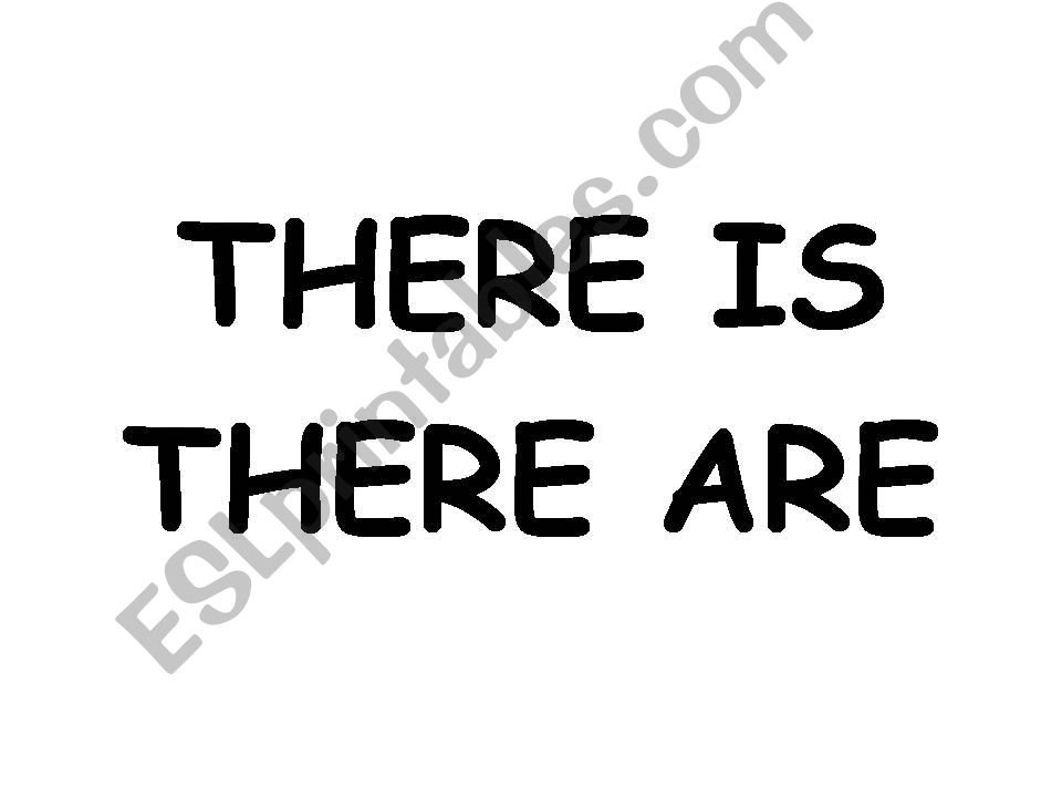 THERE IS/THERE ARE (FRUITS) powerpoint