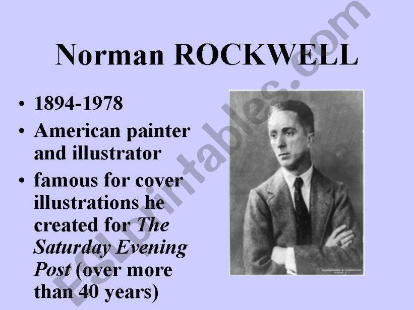 Norman Rockwell powerpoint