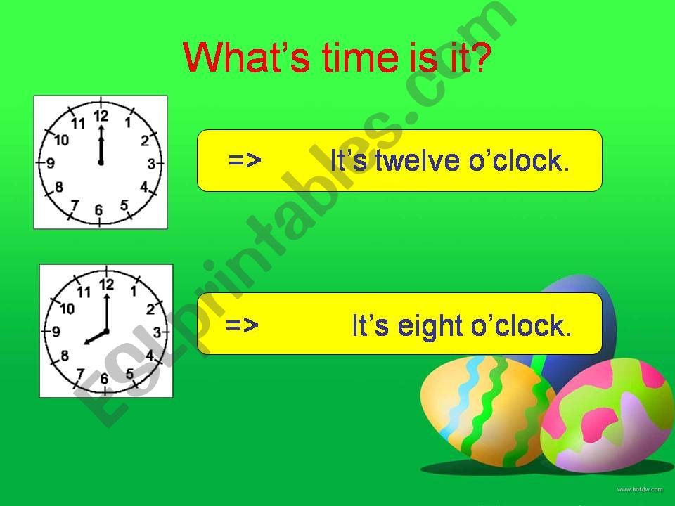 tell time powerpoint