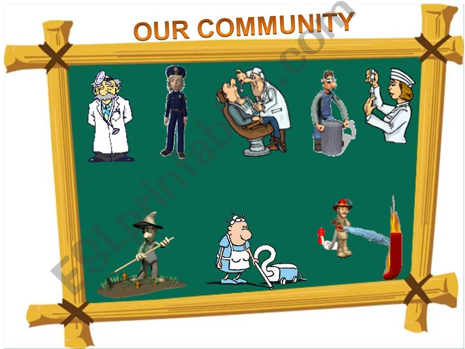 Our Community / Jobs powerpoint
