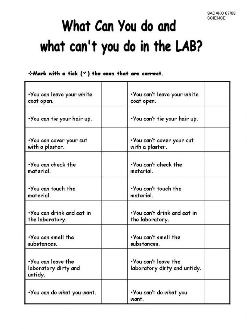Laboratory Rules powerpoint
