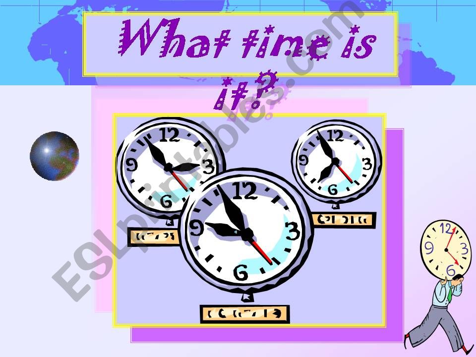 What time is it? powerpoint