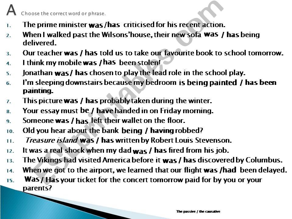 Passive Voice powerpoint