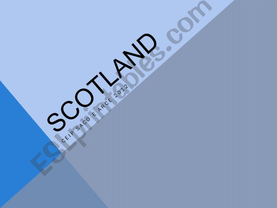 SCOTLAND powerpoint