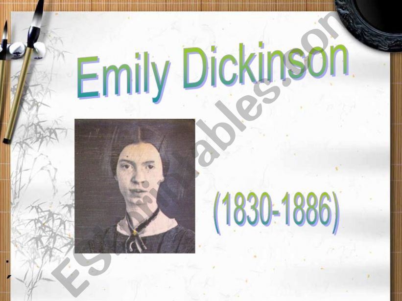 Literature presentation- Emily Dickinson