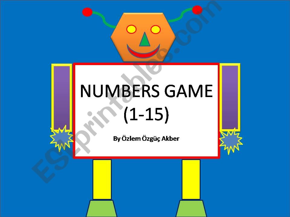 numbers game powerpoint