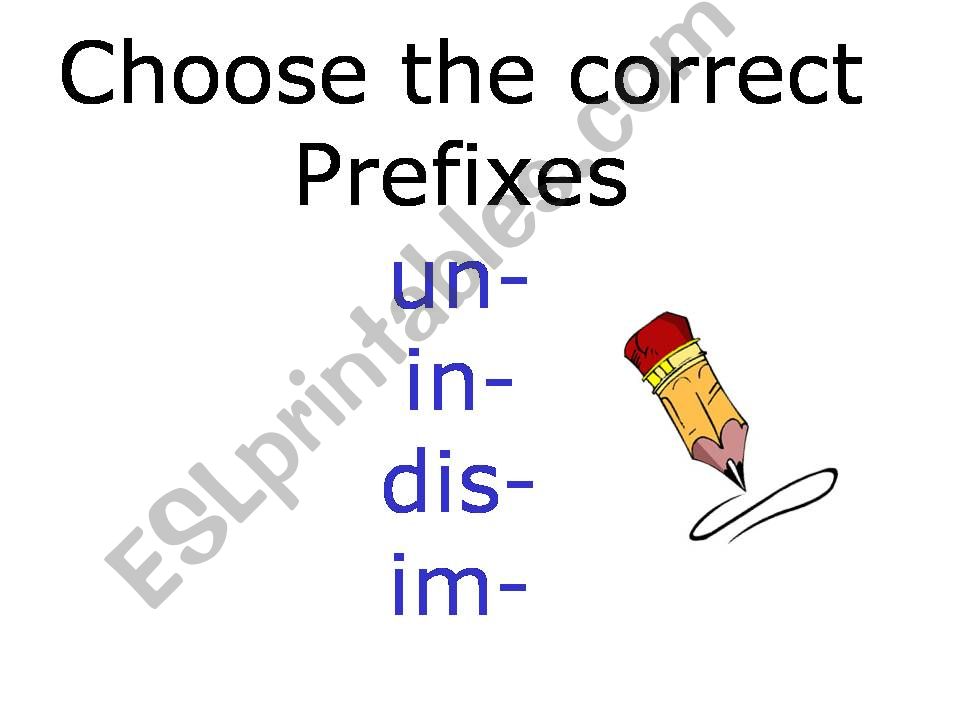 Prefixes powerpoint