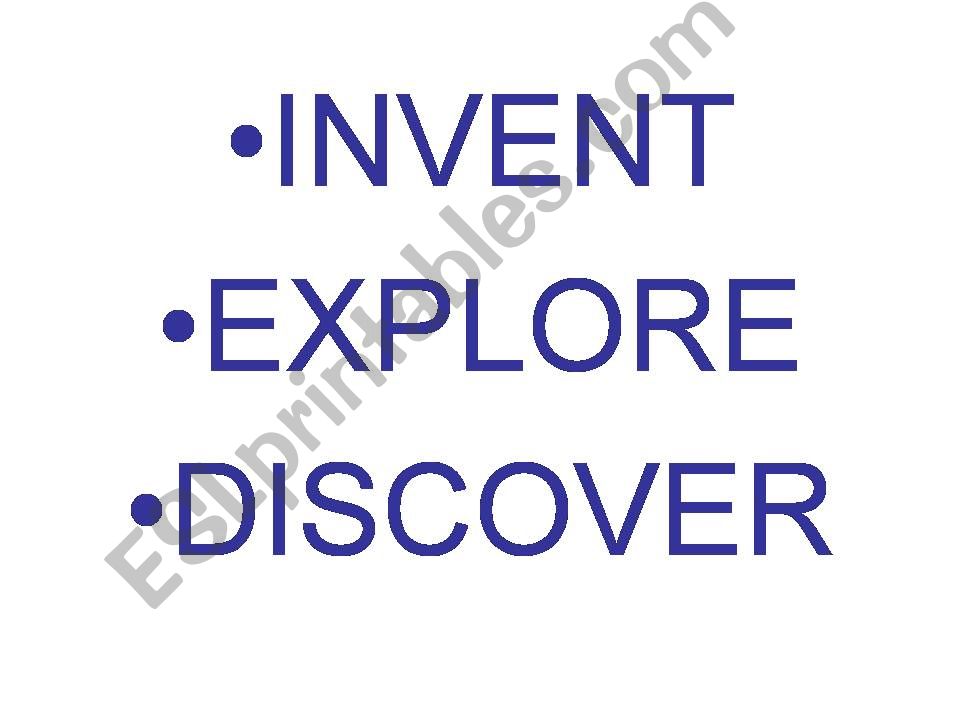 invent-explore-discover powerpoint