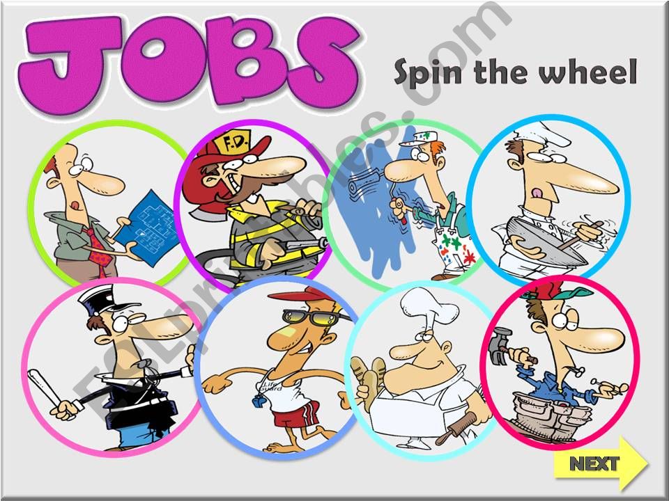JOBS - Spin the wheel game (PART 1)