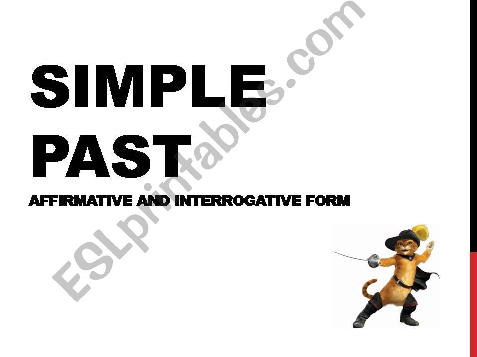 Past Simple powerpoint