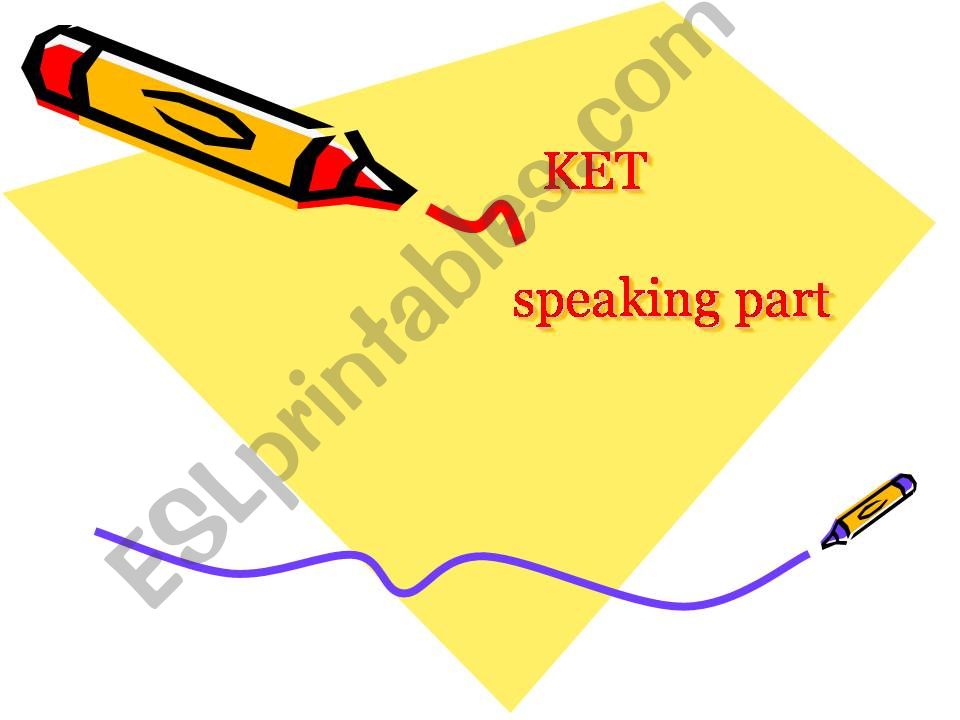 KET speaking part powerpoint