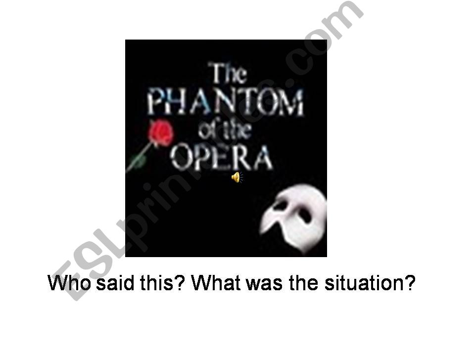 The pahntom of the opera powerpoint