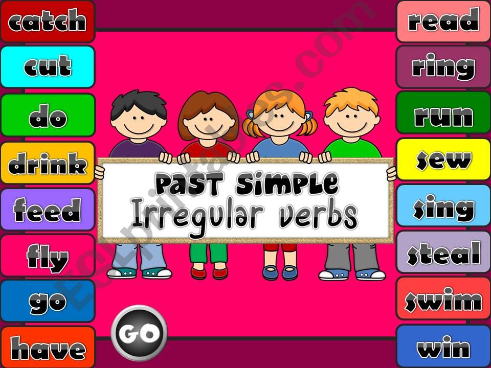 Past Simple - irregular verbs *GAME* (1)