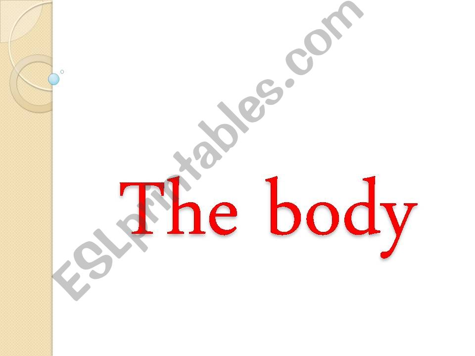 the body powerpoint
