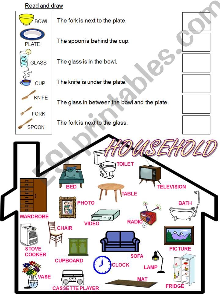 Household and appliances powerpoint