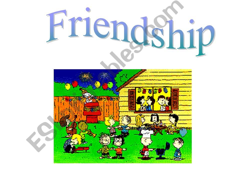 Friendship powerpoint