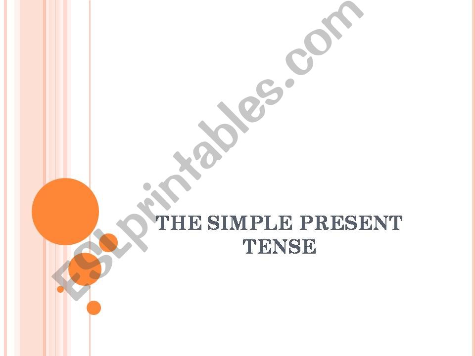 Present Continuous Vs. Present Simple