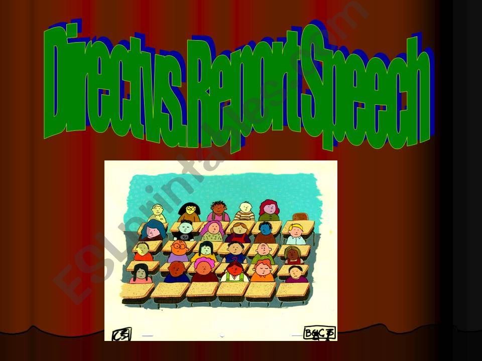 Direct vs Reported Speech powerpoint