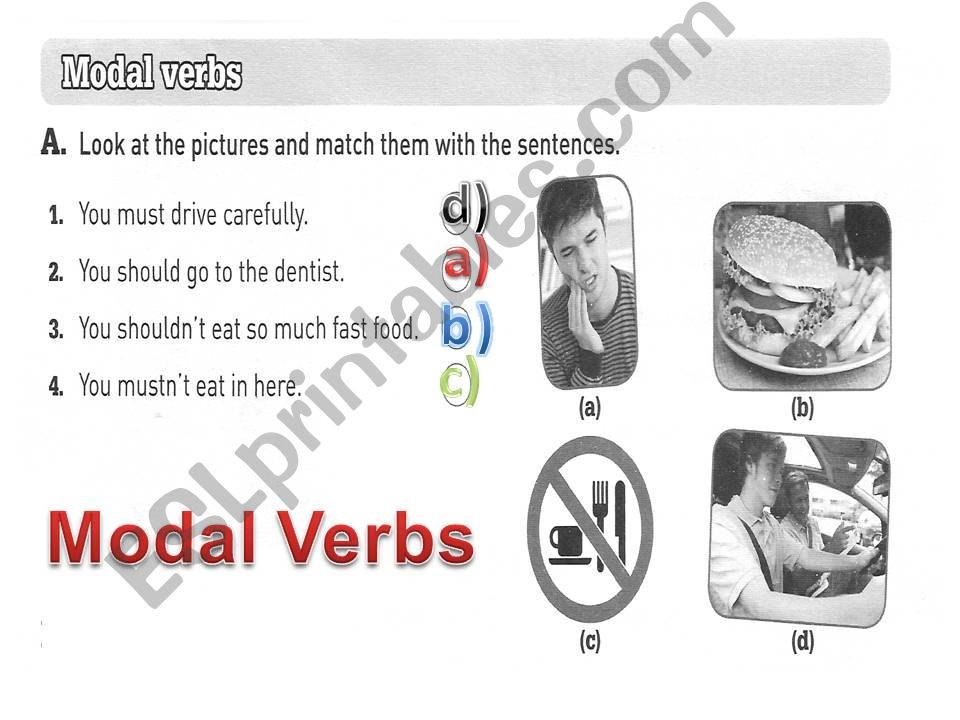 Modal verbs powerpoint