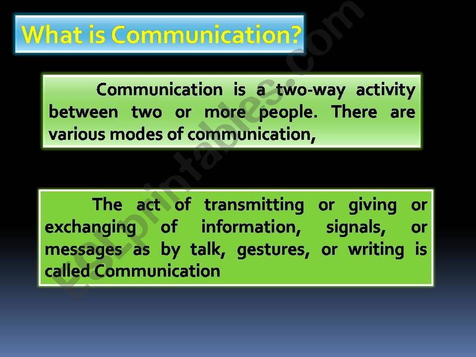 Importance of language communication