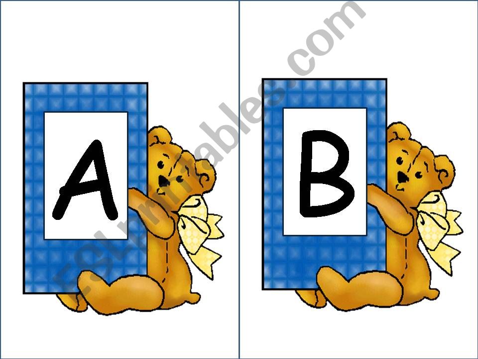 Capital Letters teddy theme powerpoint