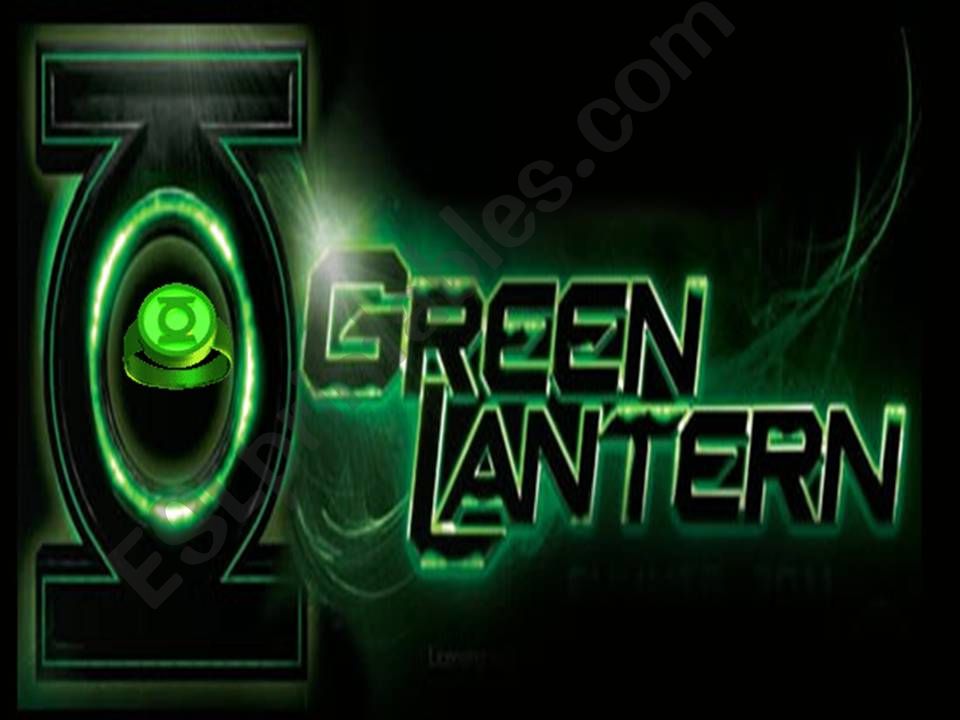 GREEN LANTERN, MOVIE ACTIVITY. 