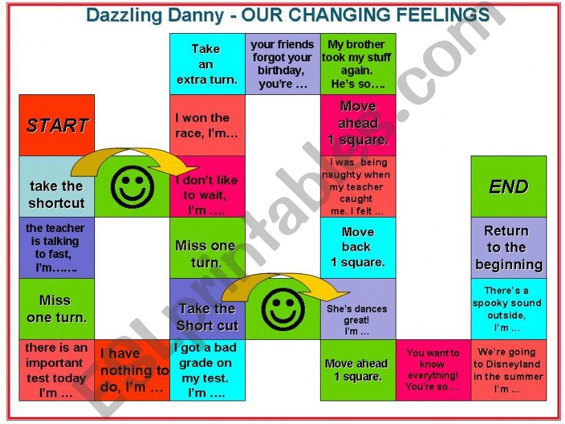 feelings board game powerpoint