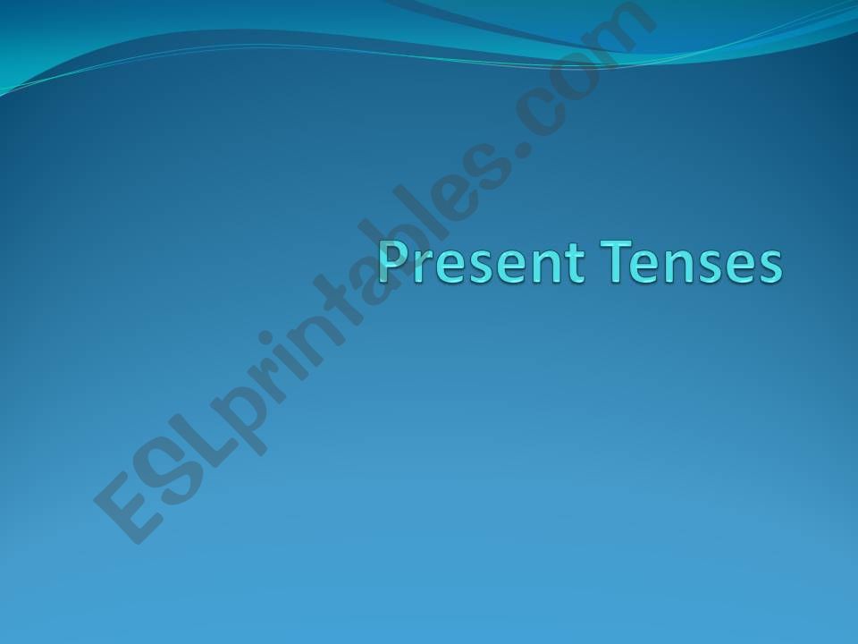 Present Simple vs. Present Continuous