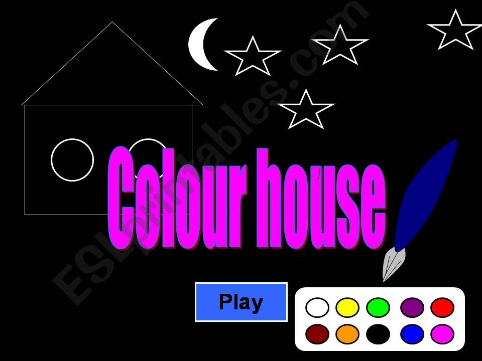Super game with colouring the picture