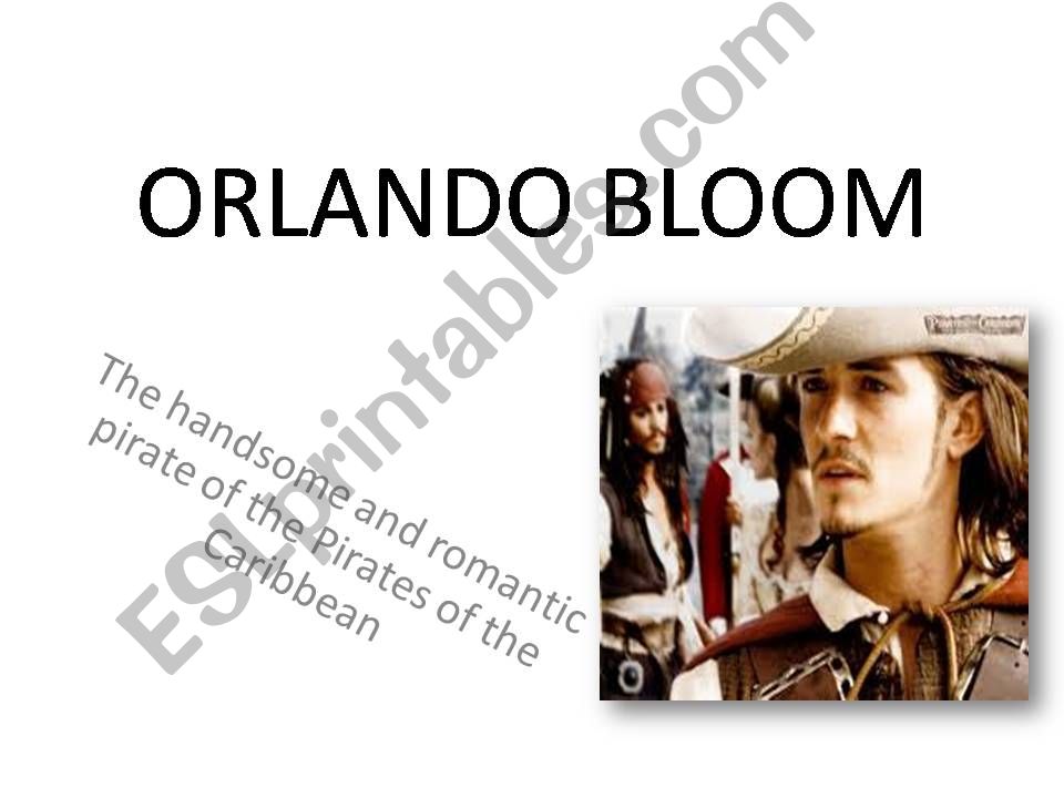 Orlando Bloom powerpoint