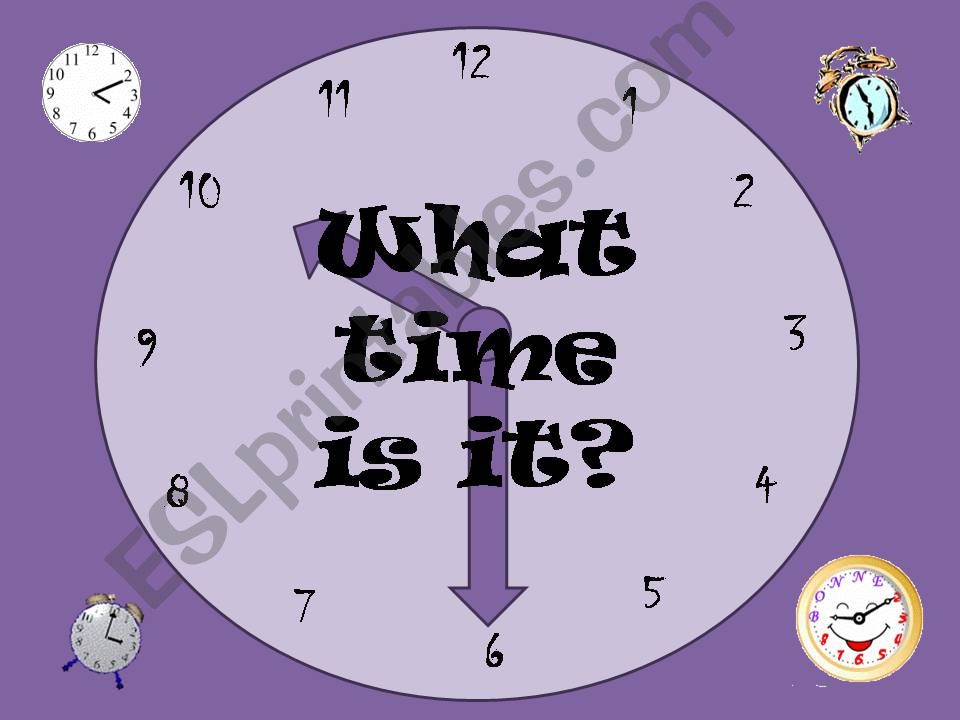 Whats the time? powerpoint