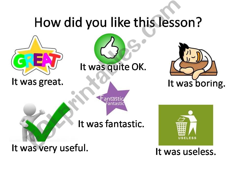 lesson evaluation  powerpoint