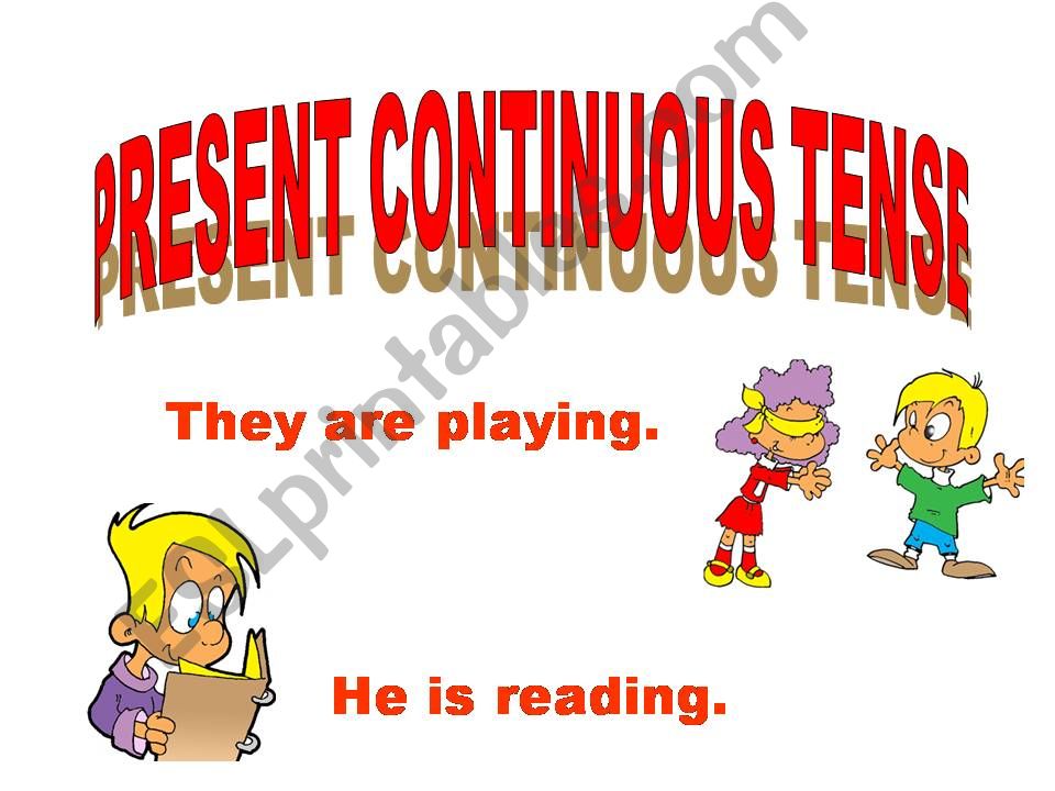 present continuous tense powerpoint