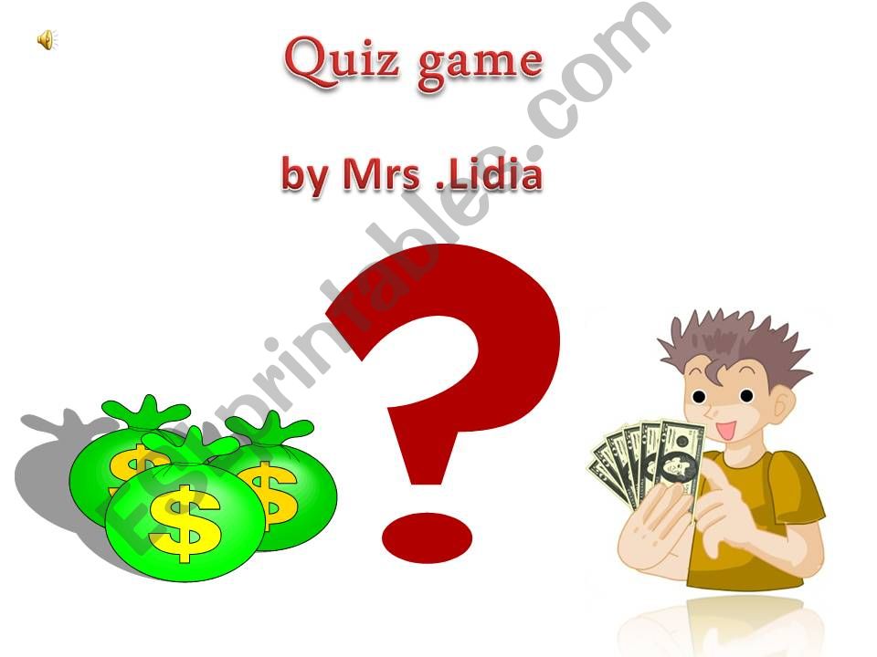quiz game  with sounds powerpoint