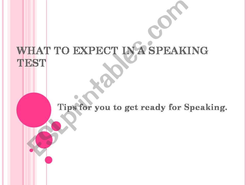 FCE speaking practice powerpoint