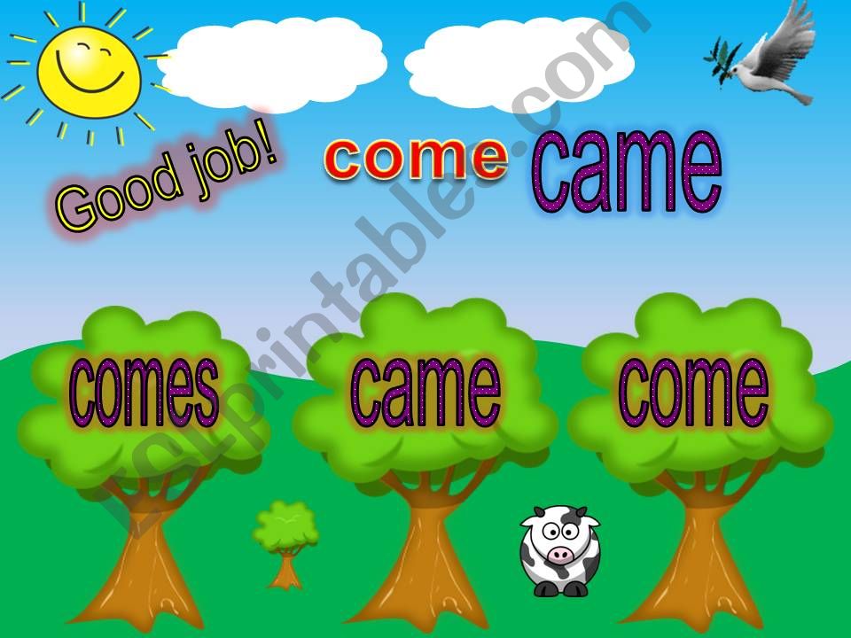 Irregular Verbs (Past Simple) Game 1