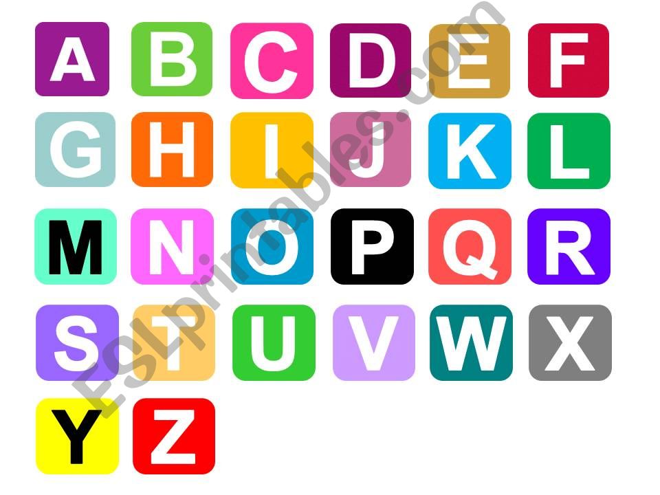 ALPHABET DIDACTIC powerpoint