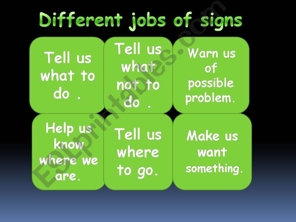 signs powerpoint